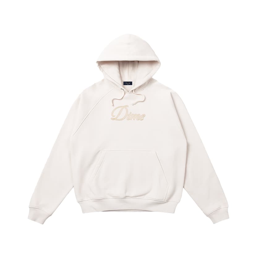Dime MTL Cursive Hoodie - gloom