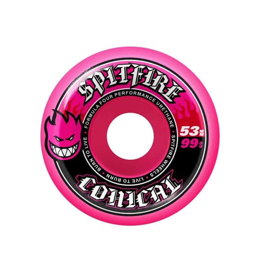 Spitfire F4 Team Conical Colors pink 99A 53mm Conbical