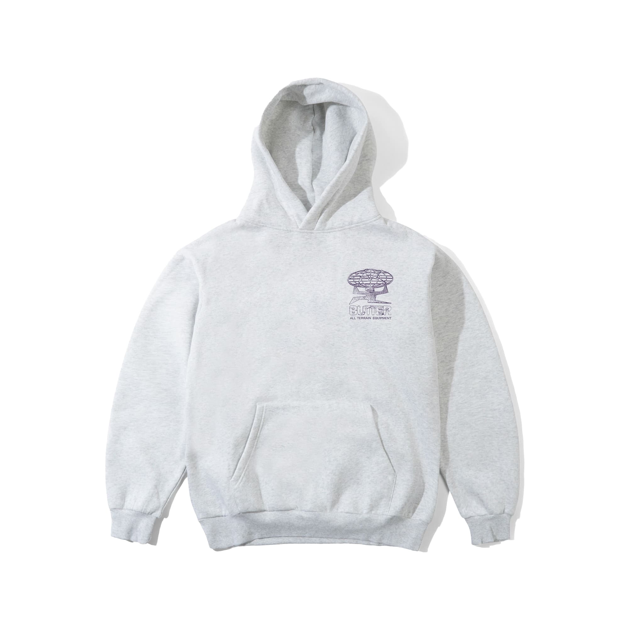 Buttergoods Terrain Pullover Hood - ash