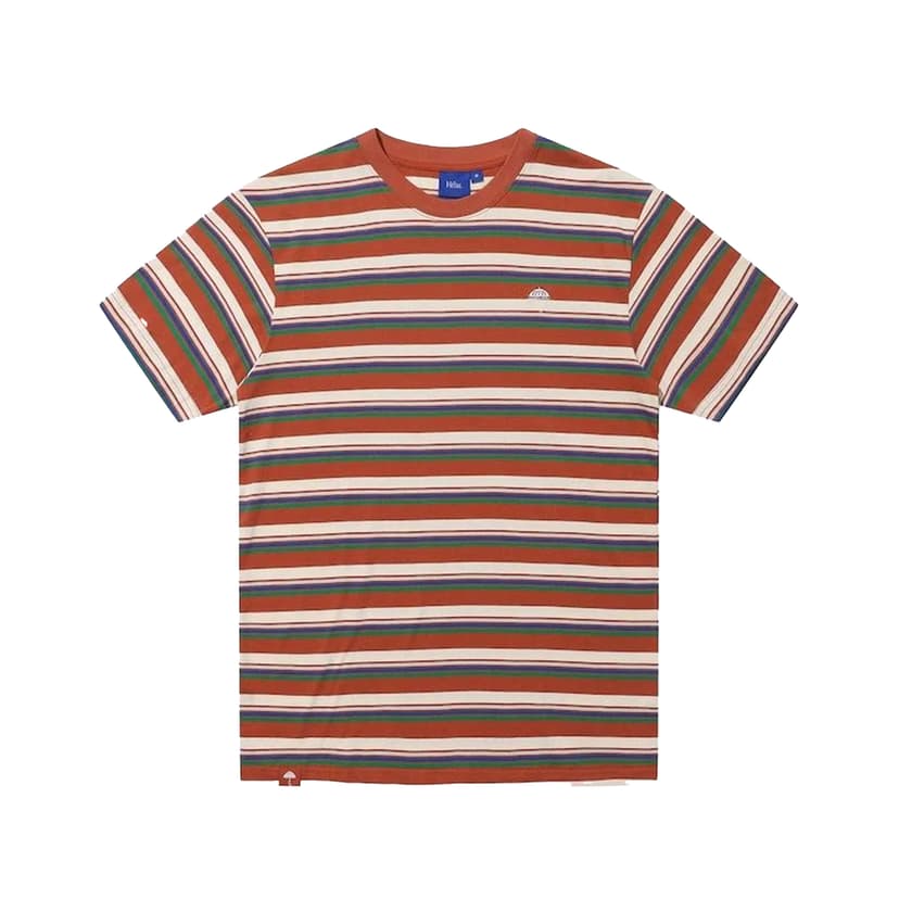 Hélas Classic Striped Tee - brown