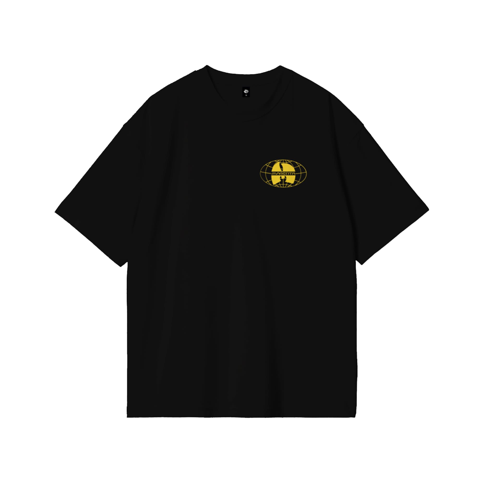 Magenta Shaolin Tee - black